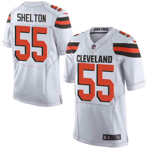 Youth Limited Danny Shelton Nike Jersey White Road - #55 NFL Cleveland Browns